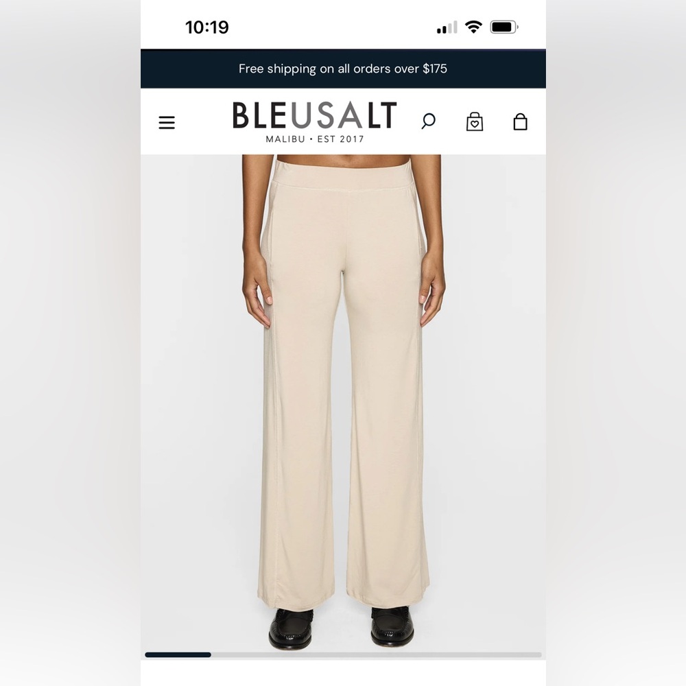 Bleusalt Women's Cream Pants